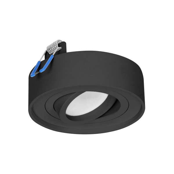 SORMUS R ramka dekoracyjna oprawy punktowej, MR16/GU10 max 50W, regulowana, koło, czarna*