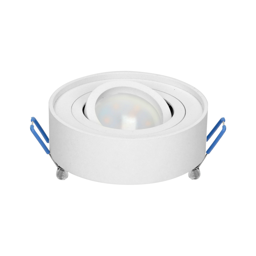 SORMUS R ramka dekoracyjna oprawy punktowej, MR16/GU10 max 50W, regulowana, koło, biała