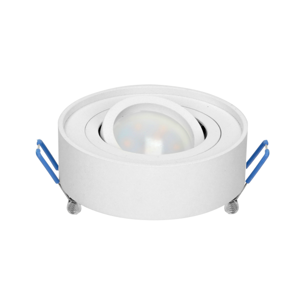 SORMUS R ramka dekoracyjna oprawy punktowej, MR16/GU10 max 50W, regulowana, koło, biała