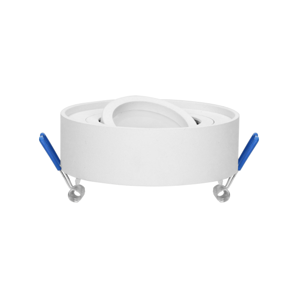 SORMUS R ramka dekoracyjna oprawy punktowej, MR16/GU10 max 50W, regulowana, koło, biała