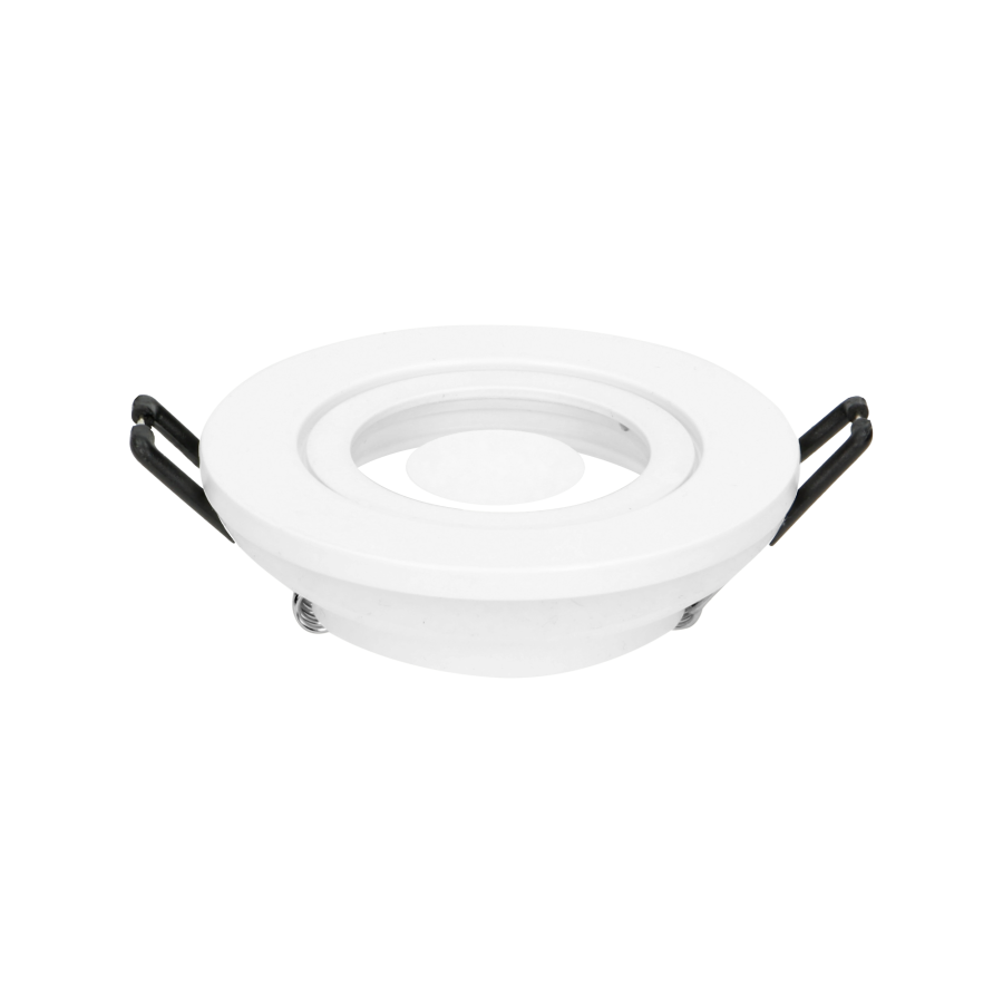 DARI S ramka dekoracyjna oprawy punktowe, MR16/GU10 max 50W, okrąg, biała IP44*