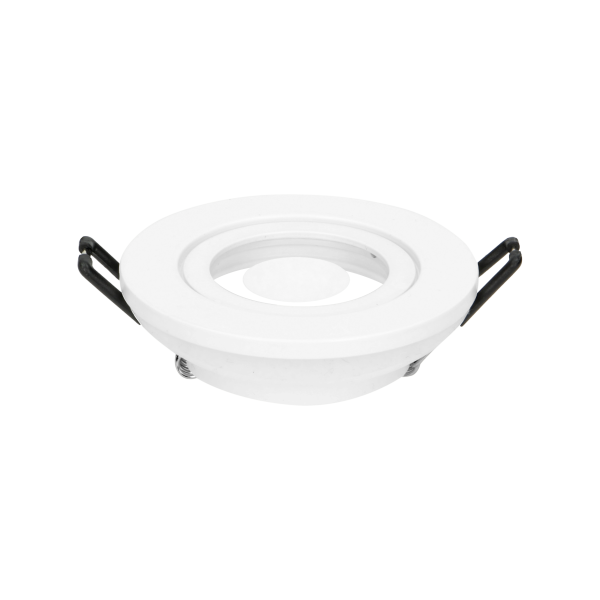 DARI S ramka dekoracyjna oprawy punktowe, MR16/GU10 max 50W, okrąg, biała IP44*