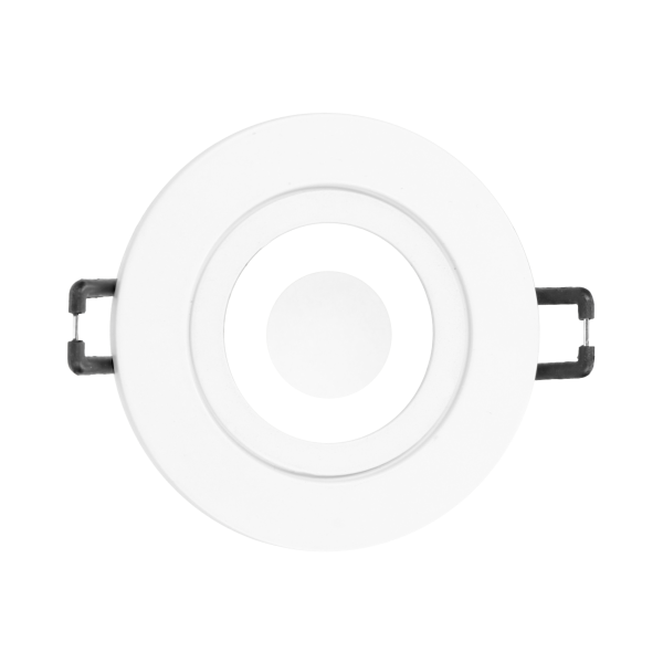 DARI S ramka dekoracyjna oprawy punktowe, MR16/GU10 max 50W, okrąg, biała IP44*