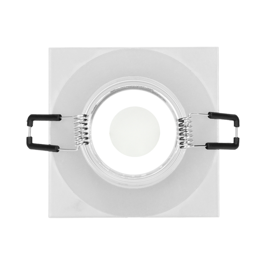 DARI S ramka dekoracyjna oprawy punktowej, MR16/GU10 max 50W, kwadrat, biała IP44