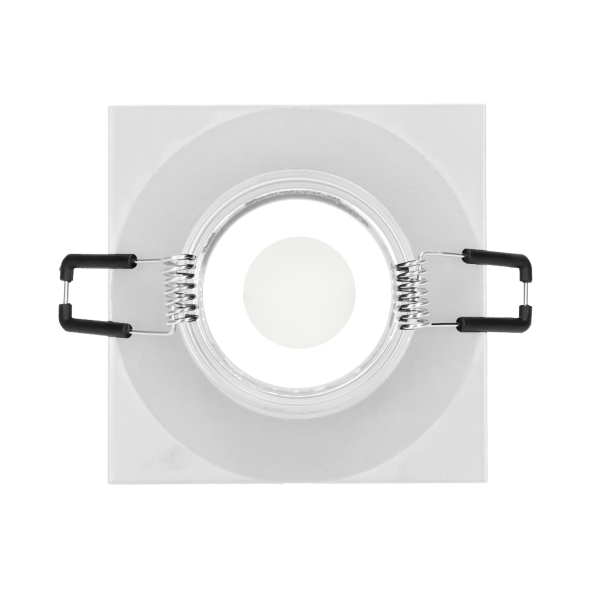 DARI S ramka dekoracyjna oprawy punktowej, MR16/GU10 max 50W, kwadrat, biała IP44