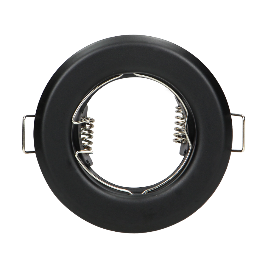 SUTRI RC decorative frame for spotlight, MR16/GU10 max 50W, round, fixed light beam, black