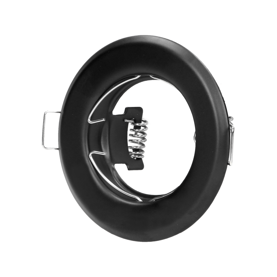 SUTRI RC decorative frame for spotlight, MR16/GU10 max 50W, round, fixed light beam, black