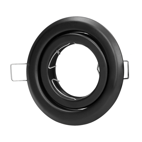 SUTRI RM decorative frame for spotlight, MR16/GU10 max 50W, round, adjustable light beam, black