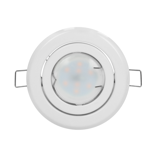 SUTRI RM decorative frame for spotlight, MR16/GU10 max 50W, round, adjustable light beam, white