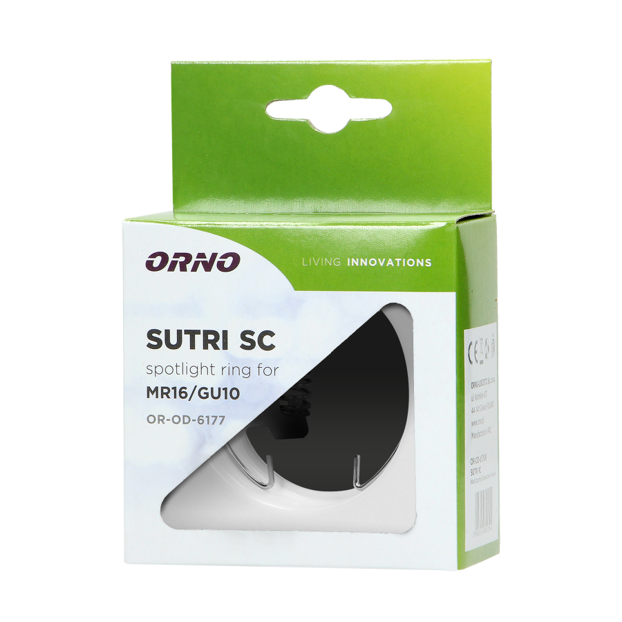 SUTRI SC ramka dekoracyjna oprawy punktowej, MR16/GU10 max 50W, kwadrat, stały, biały*