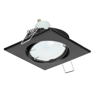 SUTRI SM decorative frame for spotlight, MR16/GU10 max 50W, square, adjustable, black