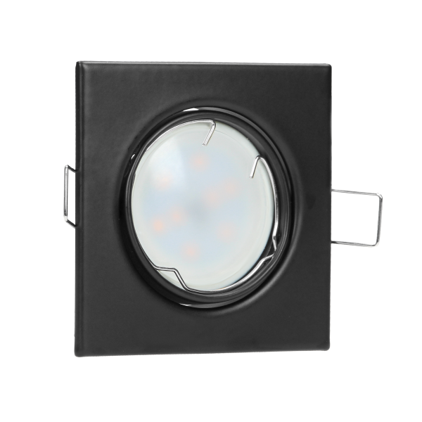 SUTRI SM decorative frame for spotlight, MR16/GU10 max 50W, square, adjustable, black