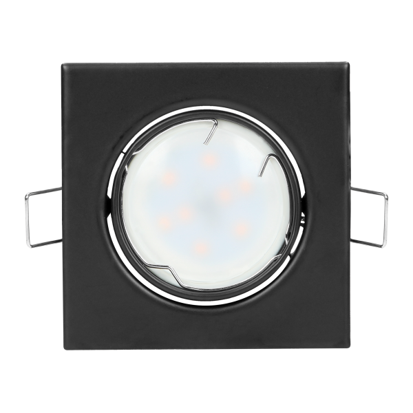 SUTRI SM decorative frame for spotlight, MR16/GU10 max 50W, square, adjustable, black