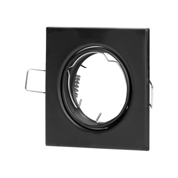 SUTRI SM decorative frame for spotlight, MR16/GU10 max 50W, square, adjustable, black