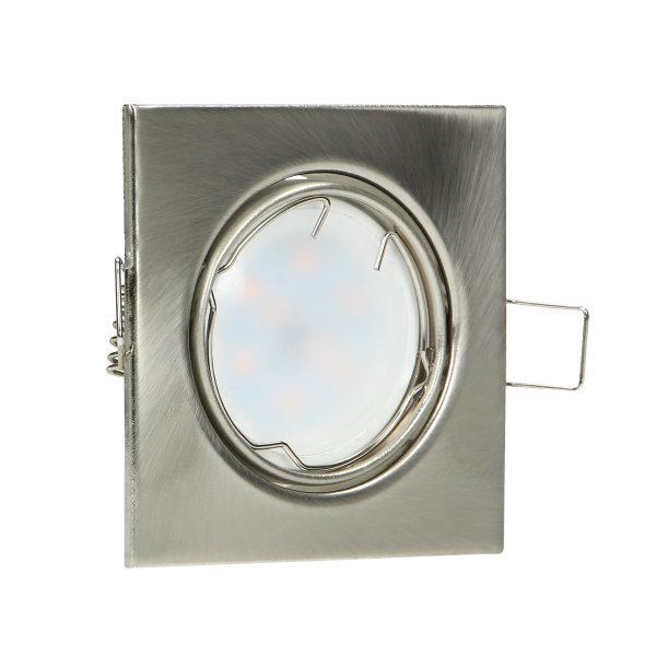 SUTRI SM decorative frame for spotlight, MR16/GU10 max 50W, square, adjustable light beam, satin