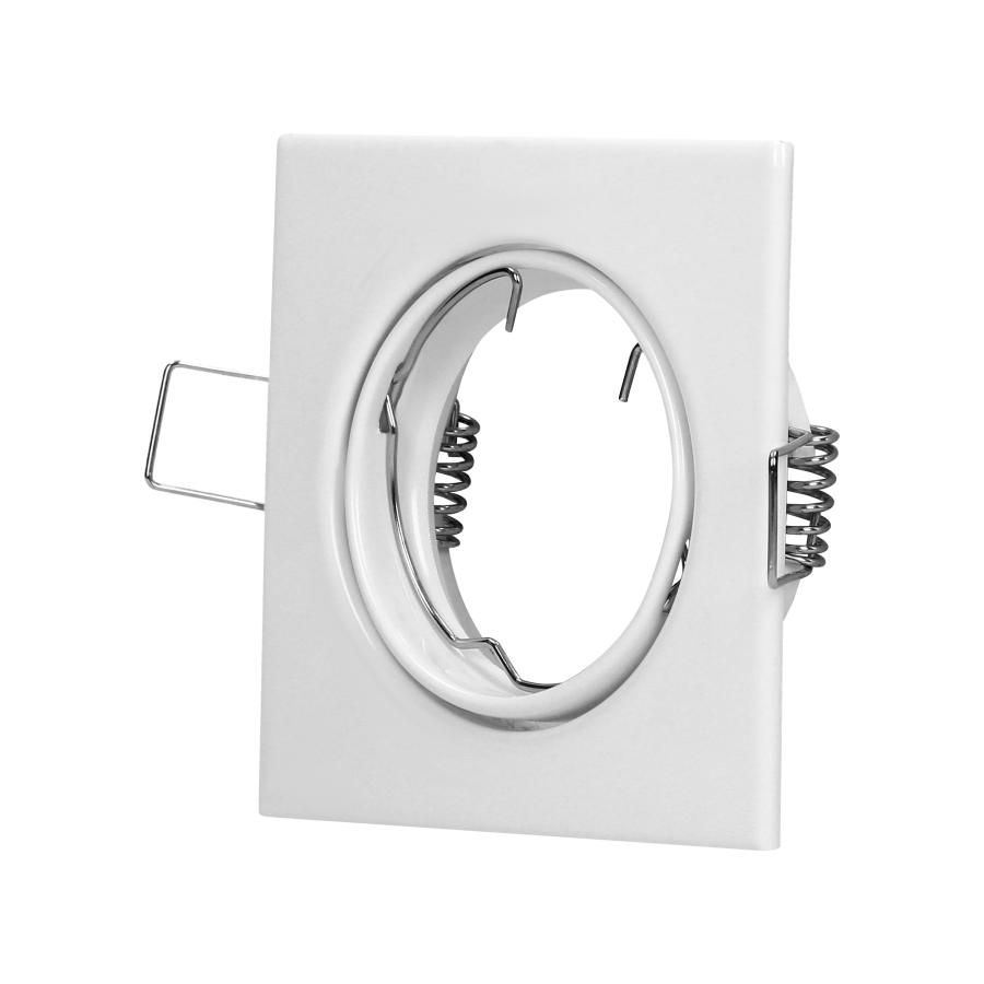 SUTRI SM decorative frame for spotlight, MR16/GU10 max 50W, square, adjustable light beam, white