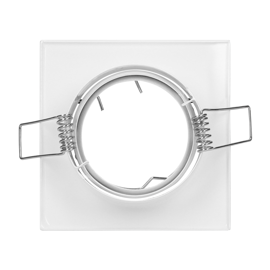 SUTRI SM decorative frame for spotlight, MR16/GU10 max 50W, square, adjustable light beam, white