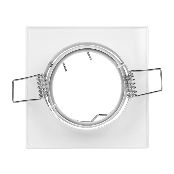 SUTRI SM decorative frame for spotlight, MR16/GU10 max 50W, square, adjustable light beam, white