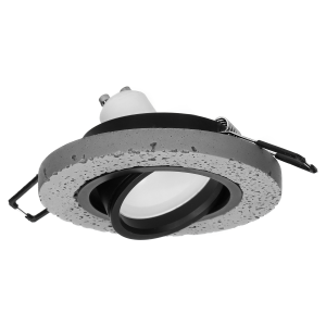 HALISI RM ramka dekoracyjna oprawy punktowej, MR16/GU10 max 50W, koło, ruchoma, czarna*