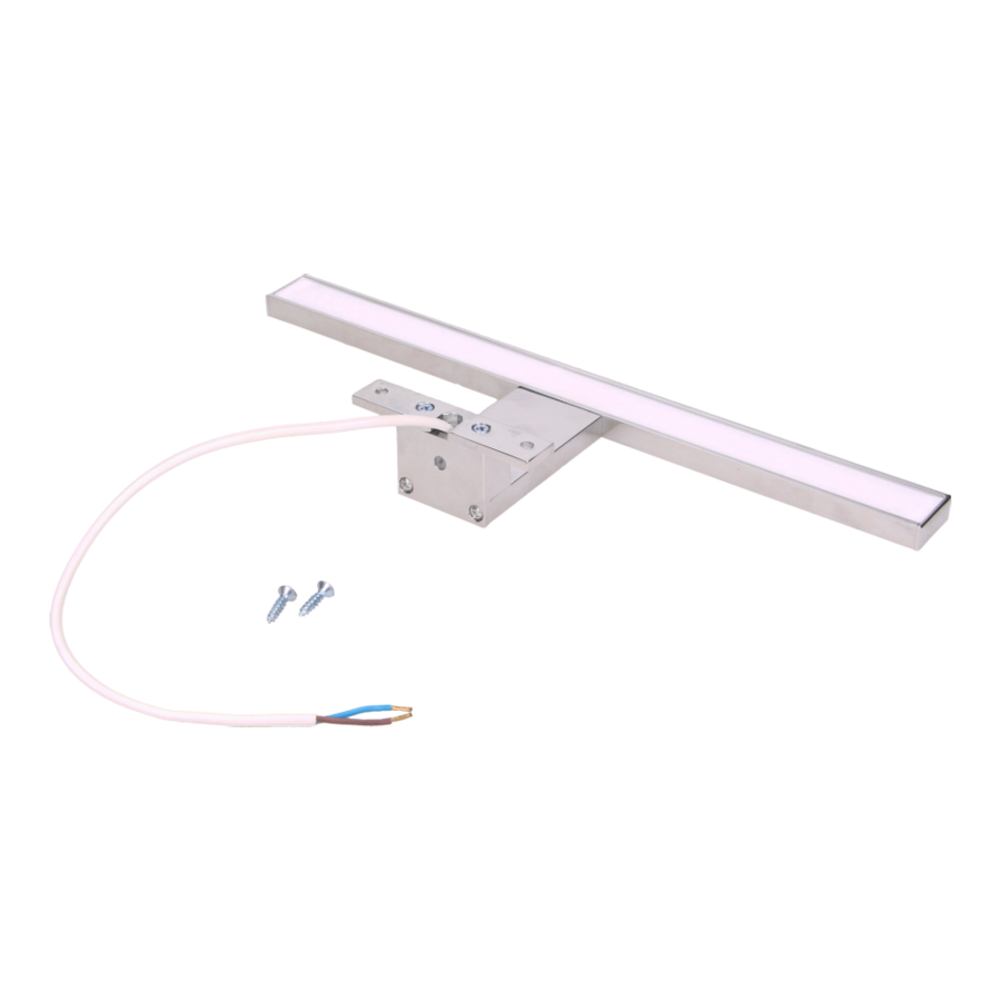 NORTES LED 5W, lampa nad lustro, 300lm, 4000K, dł. 30 cm, aluminium,