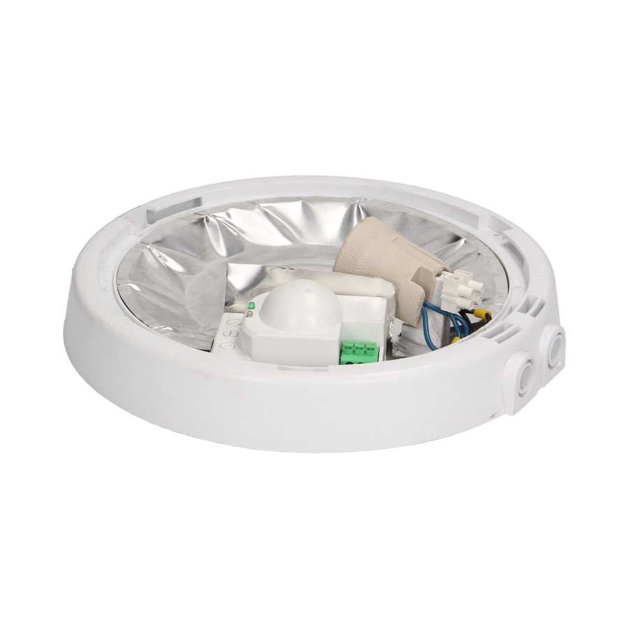 E27 lighting fixture TERRAL with microwave sensor, IP44