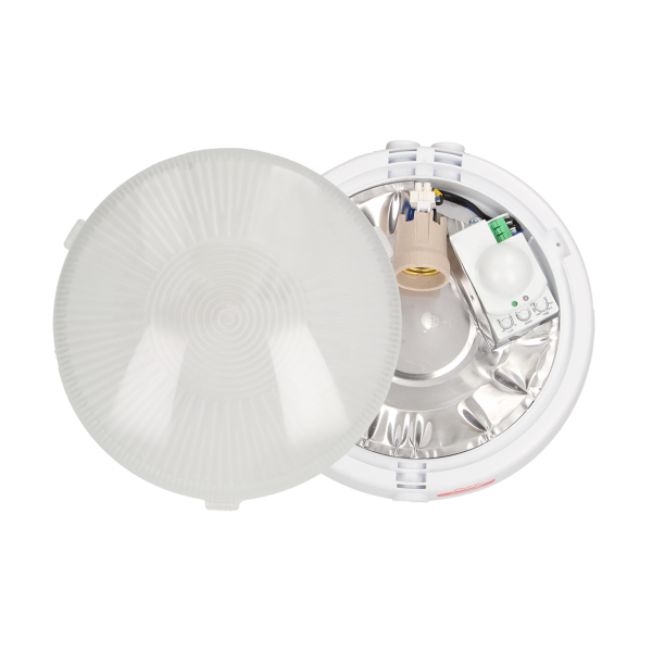 E27 lighting fixture AUTAN with microwave sensor, IP44