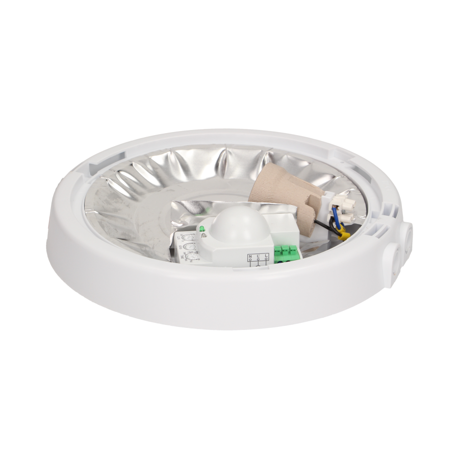 E27 lighting fixture AUTAN with microwave sensor, IP44