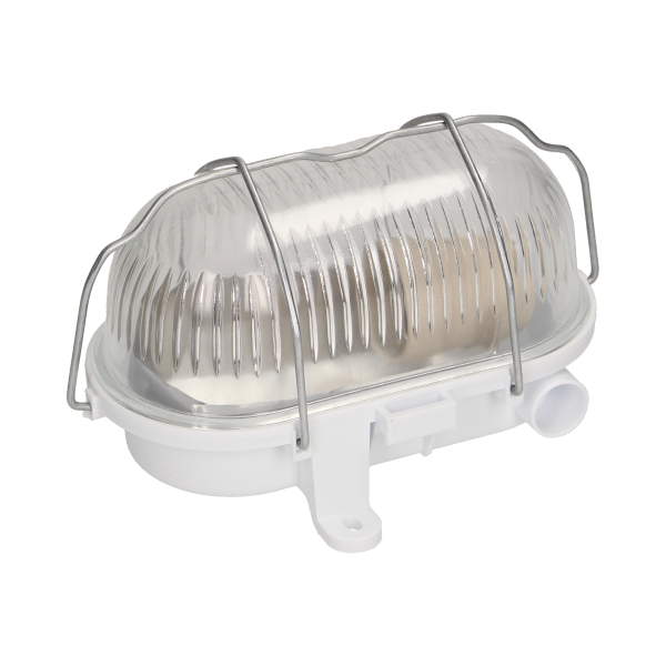 E27 lighting fixture AUSTRUL, IP54, steel cover