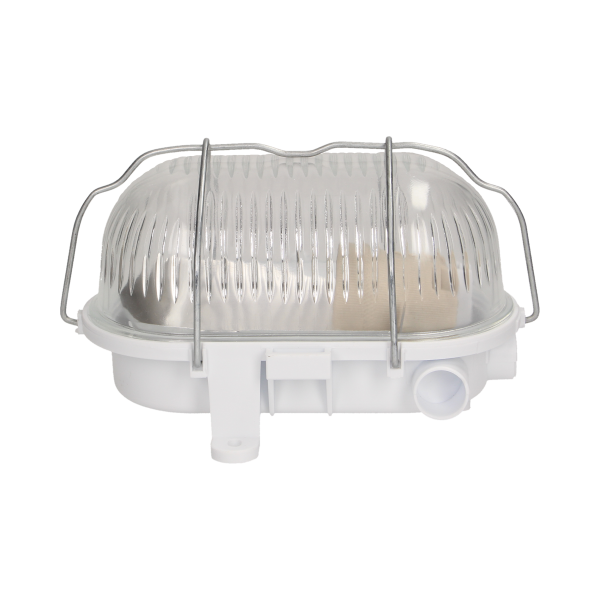 E27 lighting fixture AUSTRUL, IP54, steel cover