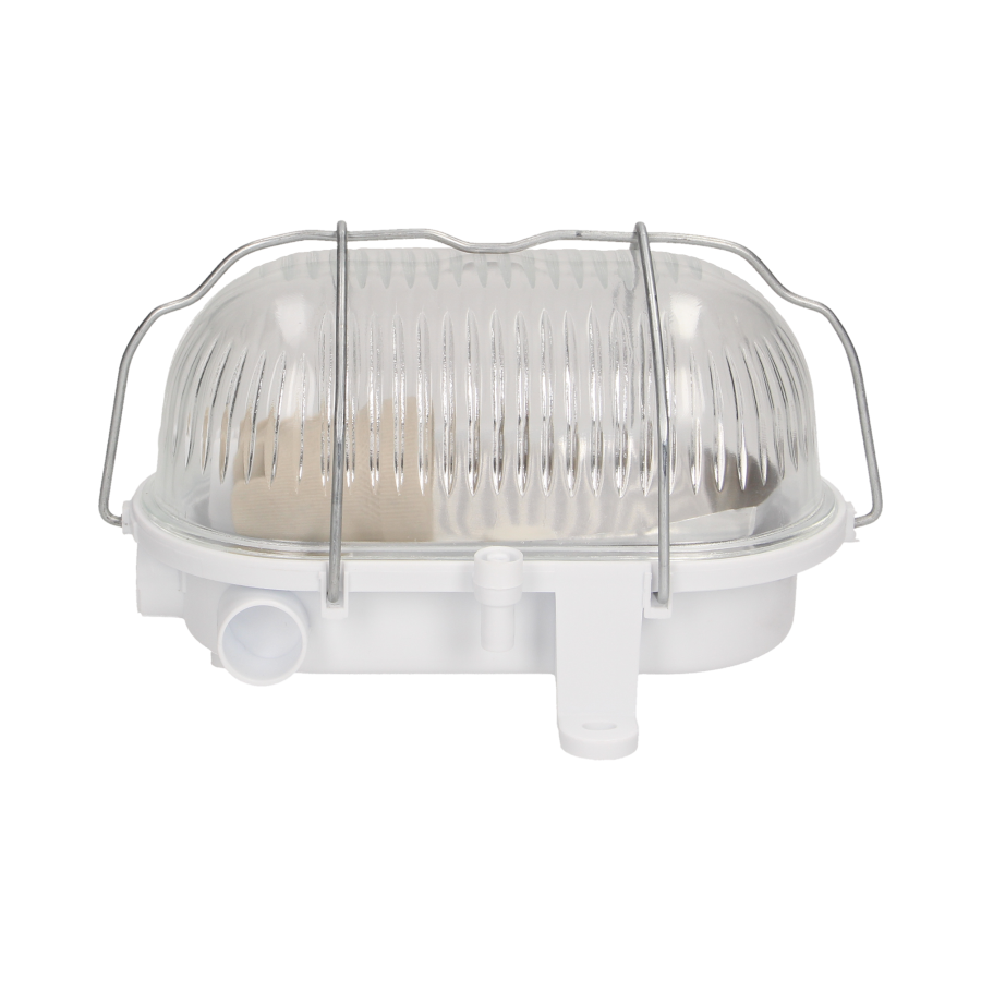 E27 lighting fixture AUSTRUL, IP54, steel cover