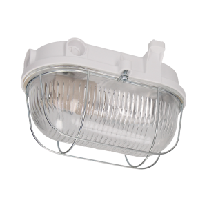 E27 lighting fixture BURAN, IP54, steel cover