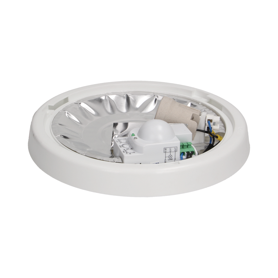 E27 lighting fixture FEN with microwave sensor, IP44