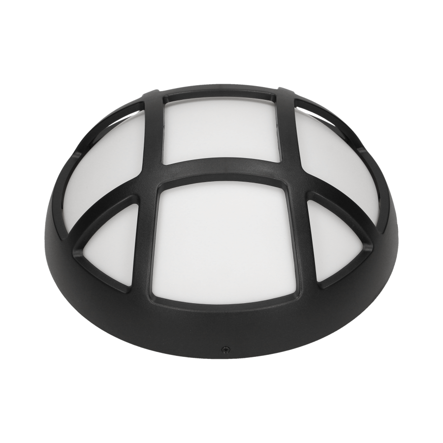 RUBIN LED 8W, oprawa ogrodowa, 540lm, IP54, 3000K, kratka