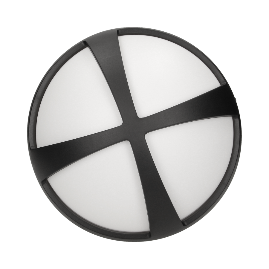 LED garden lamp RUBIN, 8W, cross pattern