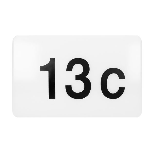 PORFIR LED 12W, oprawa oświetleniowa z numerem domu, 950lm, IP65, 4000K, IK10