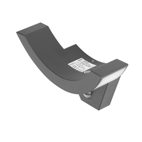 SPINEL LED 10W, oprawa ogrodowa z czujnikiem ruchu 140°, 800lm, IP54, 4000K, IK10, szara