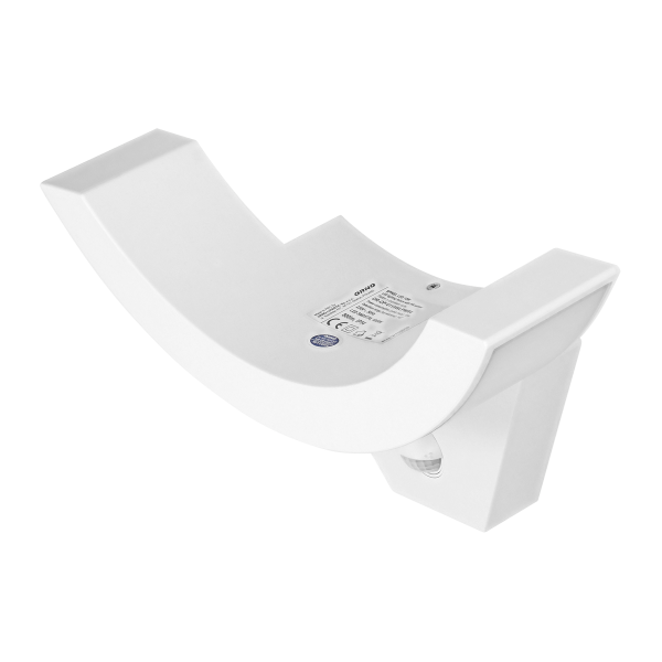 SPINEL LED 10W, oprawa ogrodowa z czujnikiem ruchu 140°, 800lm, IP54, 4000K, IK10, biała