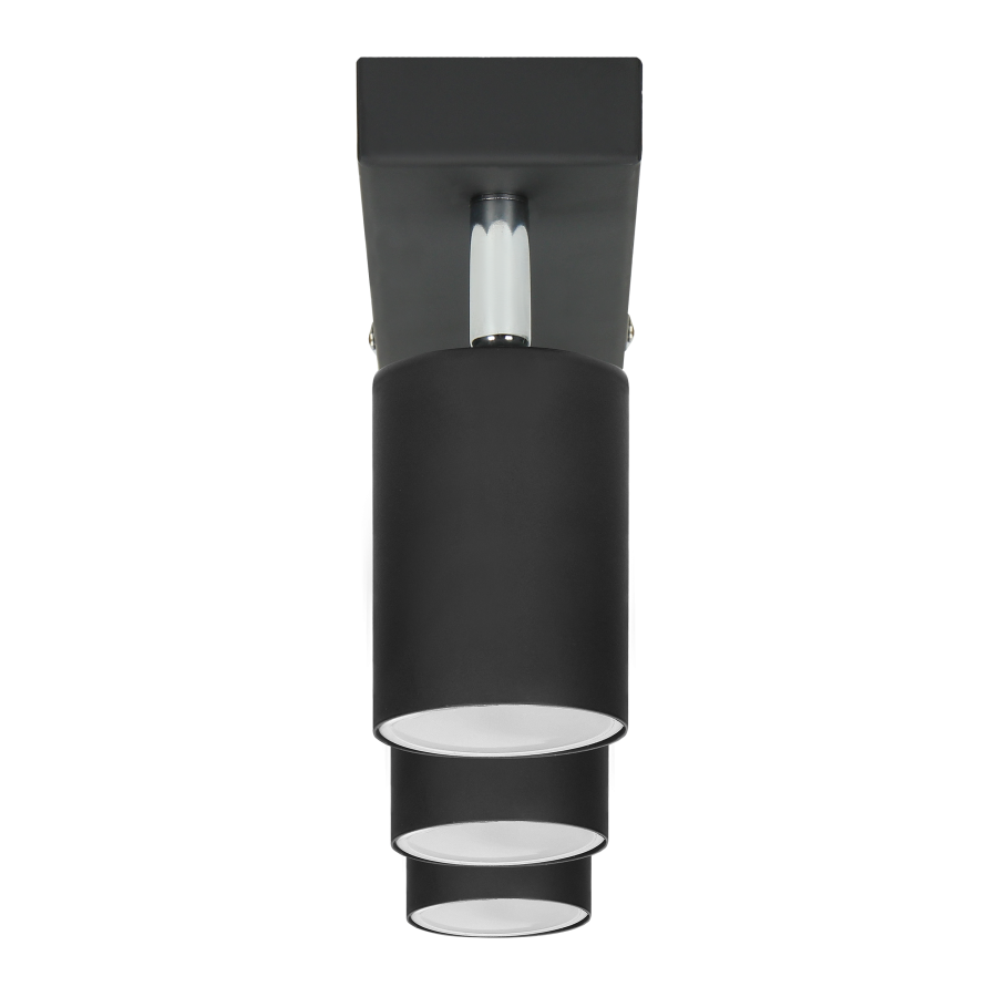 DOA SP 3I, oprawa ścienno-sufitowa, GU10 max. 3x50W, IP20, czarna