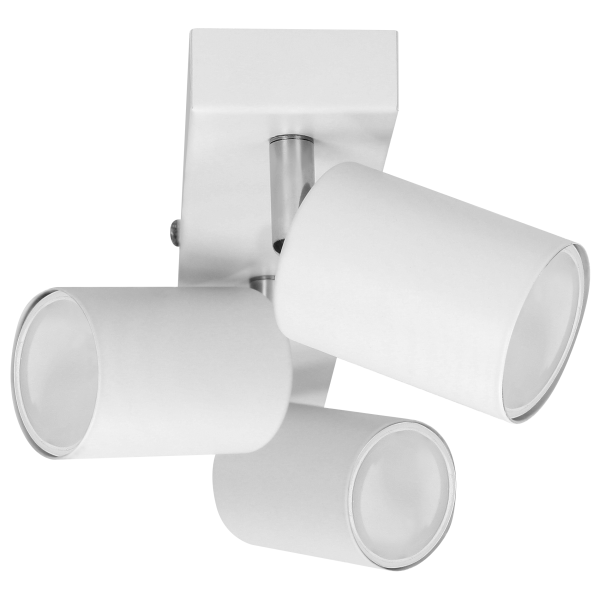 DOA SP 3l wall and ceiling light, GU10, max. 3x50W, IP20, white
