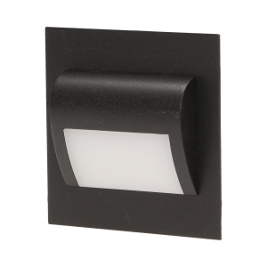LED staircase luminaire DRACO, 3000K, black