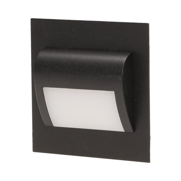 LED staircase luminaire DRACO, 3000K, black