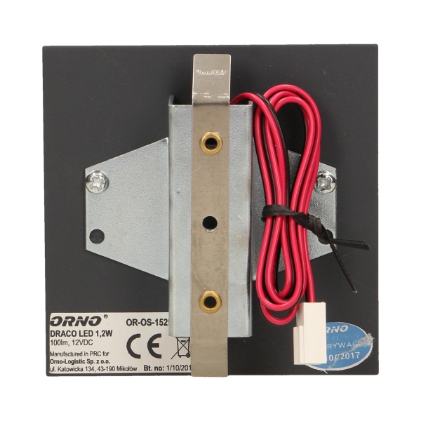 LED staircase luminaire DRACO, 6000K, graphite