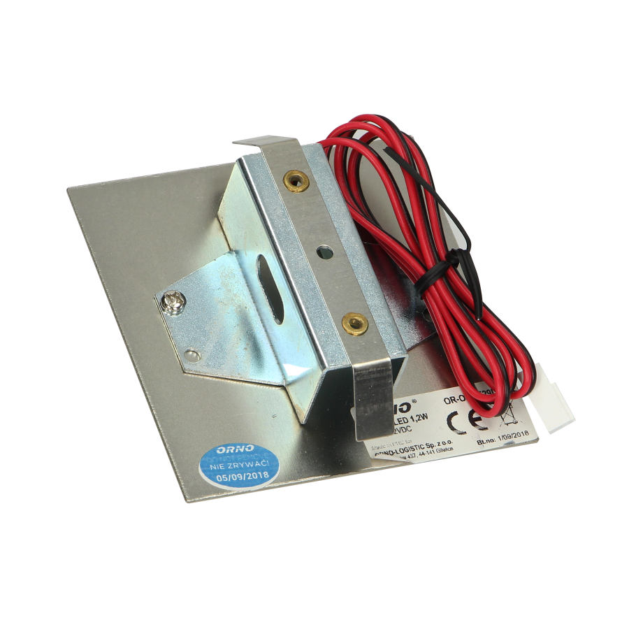 DRACO LED 1,2W, oprawa schodowa podtynkowa, 12V DC, 100lm, 6000K, satyna