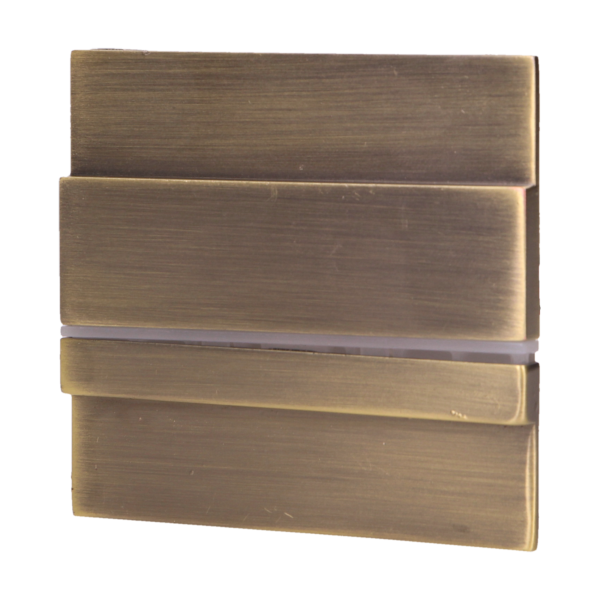 LED staircase luminaire CYGNUS, 3000K, brass