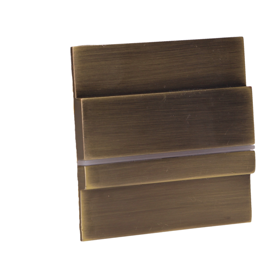 LED staircase luminaire CYGNUS, 3000K, brass