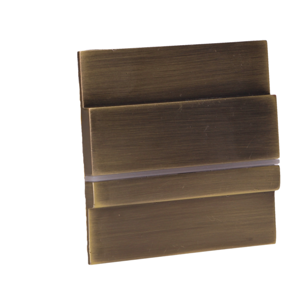 LED staircase luminaire CYGNUS, 3000K, brass