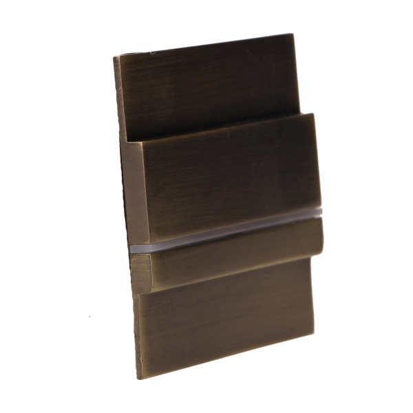 LED staircase luminaire CYGNUS, 3000K, brass