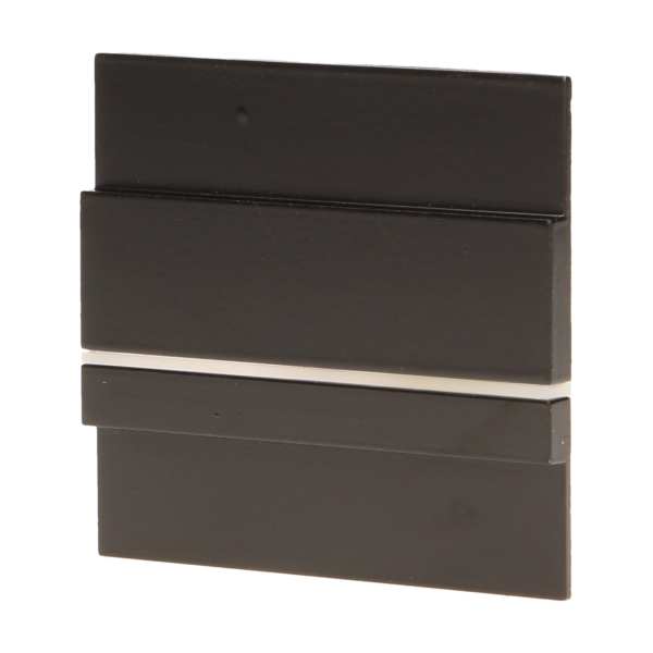 CYGNUS LED 1,2W, oprawa schodowa natynkowa, 12V DC, 100lm, 6000K, czarna