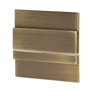 LED staircase luminaire CYGNUS, 6000K, brass