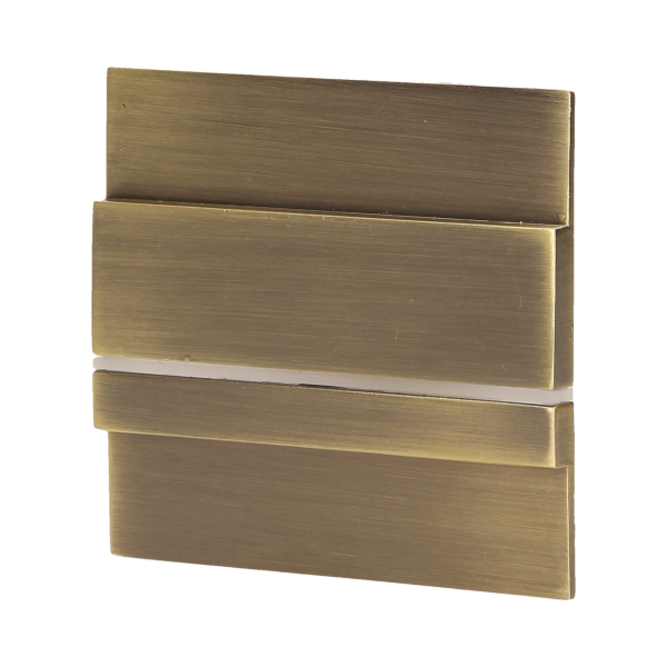 LED staircase luminaire CYGNUS, 6000K, brass